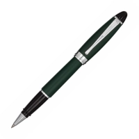 Picture Dazzling green Ipsilon Satin ballpoint pen - Aurora