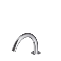 Picture Countertop bathtub spout available in matt or polished stainless steel