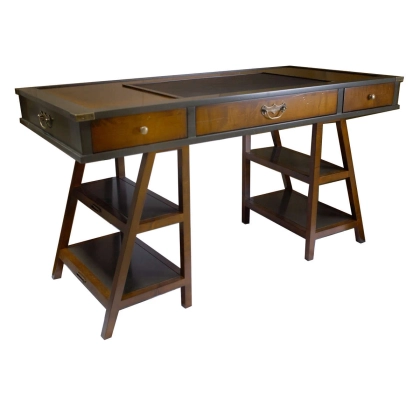 Picture Luxurious wooden desk in vintage style - Authentic Models