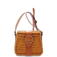 Picture Original rattan shoulder bag - Giudi