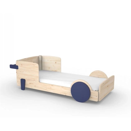 Picture Montessori solid wood car bed - Mathy by Bols