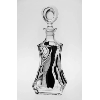 Picture Stylish Bamboo carafe with black and matte decorations