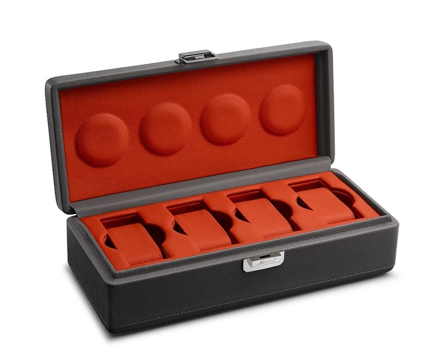 picture 2 Luxurious watch storage case covered with calf leather