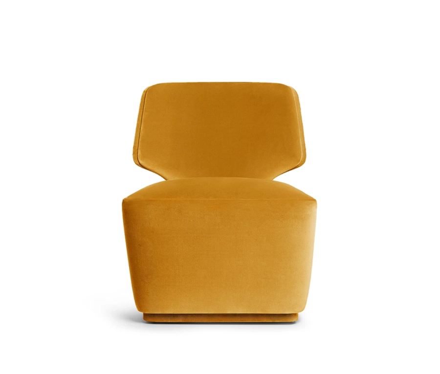picture 1 Original, mustard-colored designer armchair - Munna
