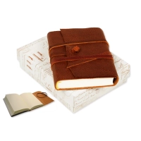 Picture Cuaderno de viaje de piel