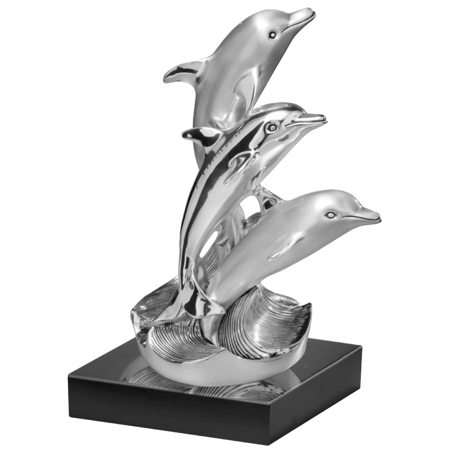picture 1 A beautiful trophy with dolphins