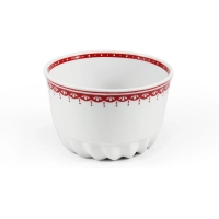 Picture Original multifunctional porcelain container with red decoration - Leander
