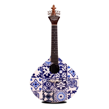 Zdjęcie Designerska gitara wykonana z drewna - Malabar