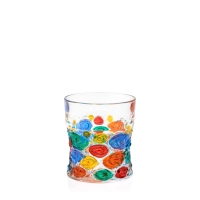 Picture Artistically painted set of 6 water glasses (330ml)