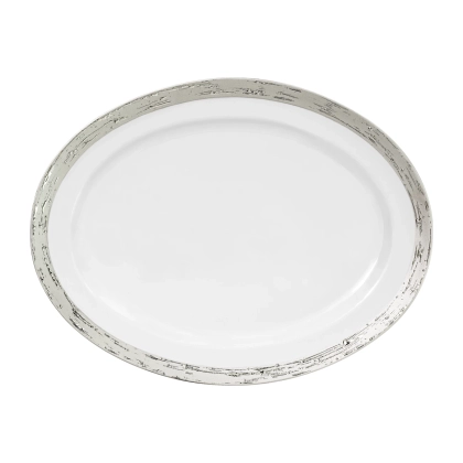 Zdjęcie Porcelanowy owalny półmisek 35 cm - Porcel