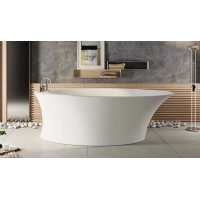 Picture A stylish free-standing bathtub that adds originality to any bathroom interior