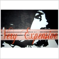 Picture Very Expensive - acrylic painting on canvas 70x50, VERY LUXURY series