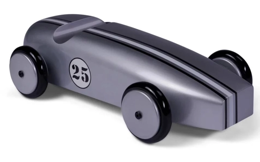 picture 1 Silver wooden car model