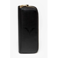 Picture Classic leather case for 4 pens in black