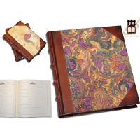Picture Leather guest book