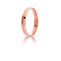 Picture Stylish rose gold wedding ring, 3.20 mm wide