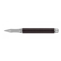 Picture Silver-plated and rhodium-plated Varius Ebony ballpoint pen