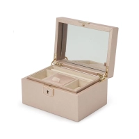 Picture Palermo Rose Gold leather jewelry box
