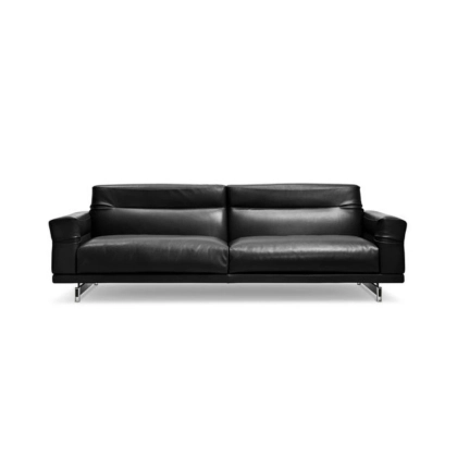 Zdjęcie Unikatowa sofa Niky - skórzane wykończenie