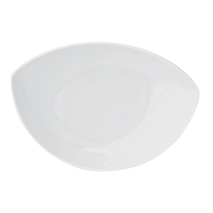 Zdjęcie Biały porcelanowy talerz do zupy Organic White z kolekcji inspirowanej formami natury - Vista Alegre