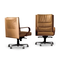 Picture Fantástico sillón de piel Ginza para la oficina