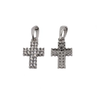 Picture Luxurious Italian zircon cross 13x8mm
