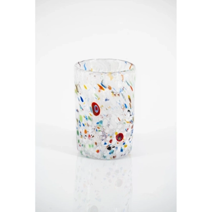 Zdjęcie Niezwykła szklanka ze szkła murano - h. 10.5 cm