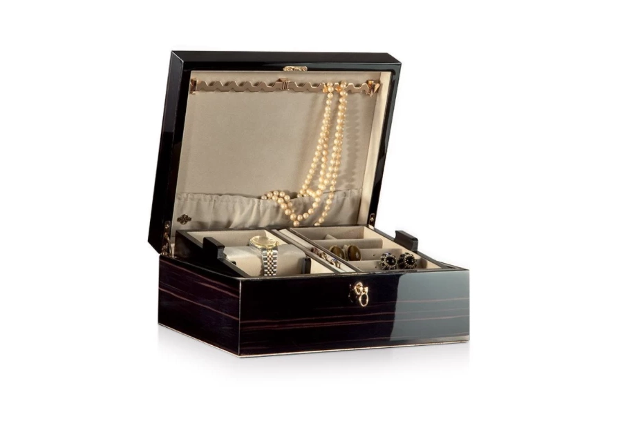 picture 2 Jewelry box, polished ebony - Agresti