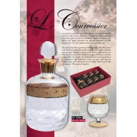 Zdjęcie Kieliszki z karafką do brandy Le Courvoisier