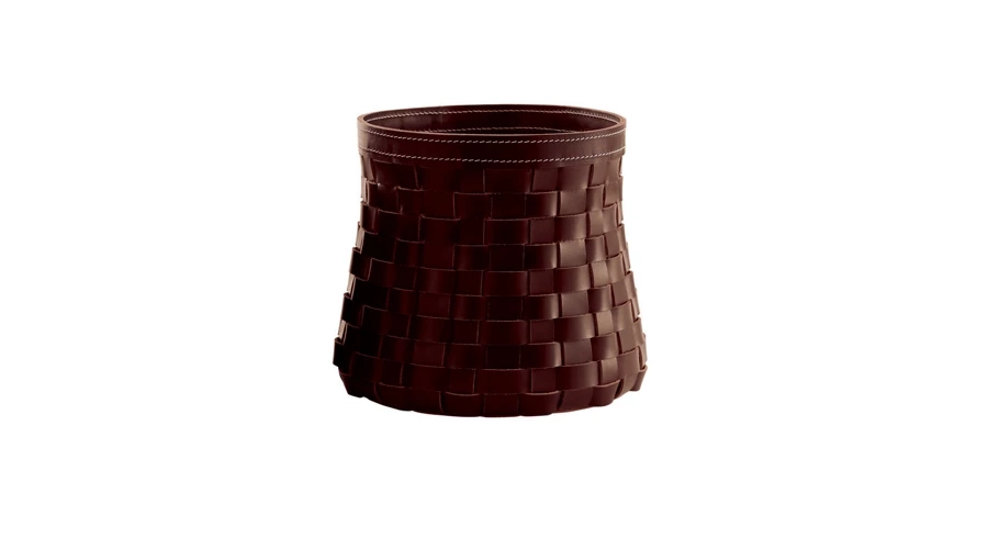 picture 3 Woven leather basket
