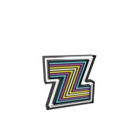 Zdjęcie Zjawiskowa świecąca litera Z