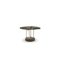 Picture Italian coffee table with an interesting design, Ø140cm - Ulivi Salotti