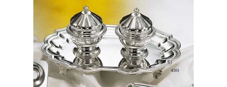 picture 1 Silver inkwell