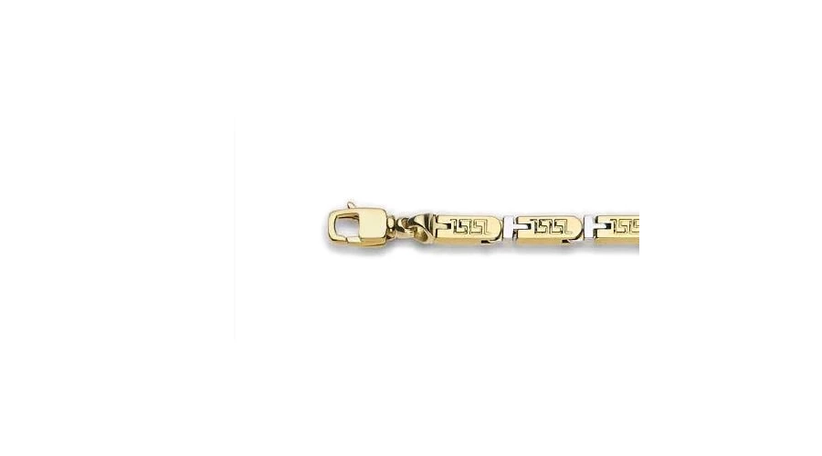 picture 1 Gold men's bracelet with a pattern - Maxioro