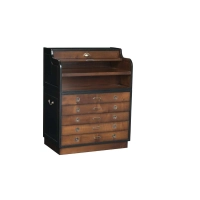 Picture Wooden secretary desk in vintage style - Authentic Models