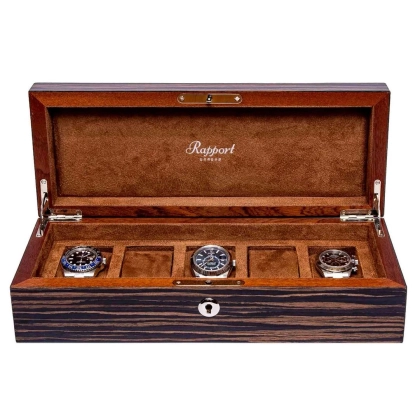 Zdjęcie Drewniany Collector Box L272 na 5 zegarków marki Rapport London