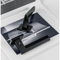 Picture Electra door handle with a lower rosette for a key or cylinder