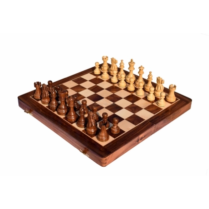 Zdjęcie Klasyczny drewniany zestaw szachowy - The Chess Empire