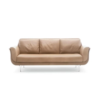 Zdjęcie Nowoczesna sofa skórzana do gabinetu