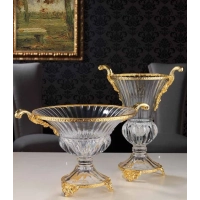 Picture Fuente decorativa, jarrón de cristal del fabricante italiano