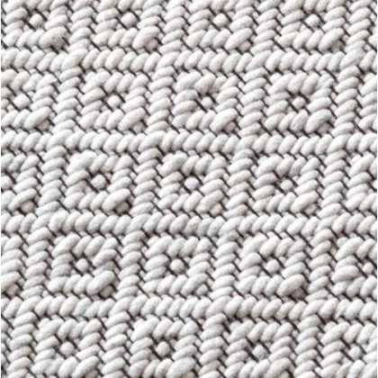 Picture Hand-woven Rhomb wool carpet in many dimensions