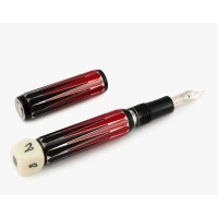 Picture Designer Backgammon fountain pen made of 925 silver