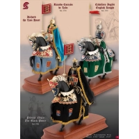 Picture Unique desk figurines of knights from various historical eras