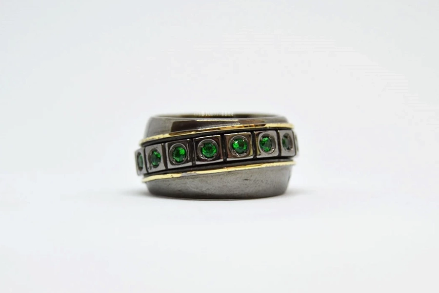 picture 4 A wedding ring with zircon in an exclusive set - Astorga