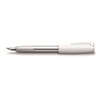 Picture Lujosa pluma estilográfica Loom Piano White