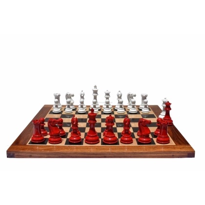 Zdjęcie Idealny na prezent drewniany zestaw szachowy - The Chess Empire
