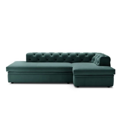 Zdjęcie Gustowna sofa rogowa z Włoch - cm. 260 x 136 x h 70