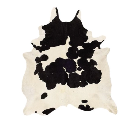 Picture Luxurious cowhide rug in natural colors