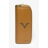Picture Beautiful leather case for 4 writing accessories