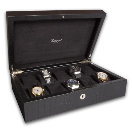 Zdjęcie Czarny Collector Box L264 na 10 zegarków marki Rapport London